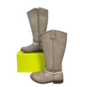 SO Girl's Raylene Stone Tall Boots Size 2